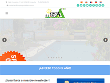 Tablet Screenshot of campingcostablanca.com